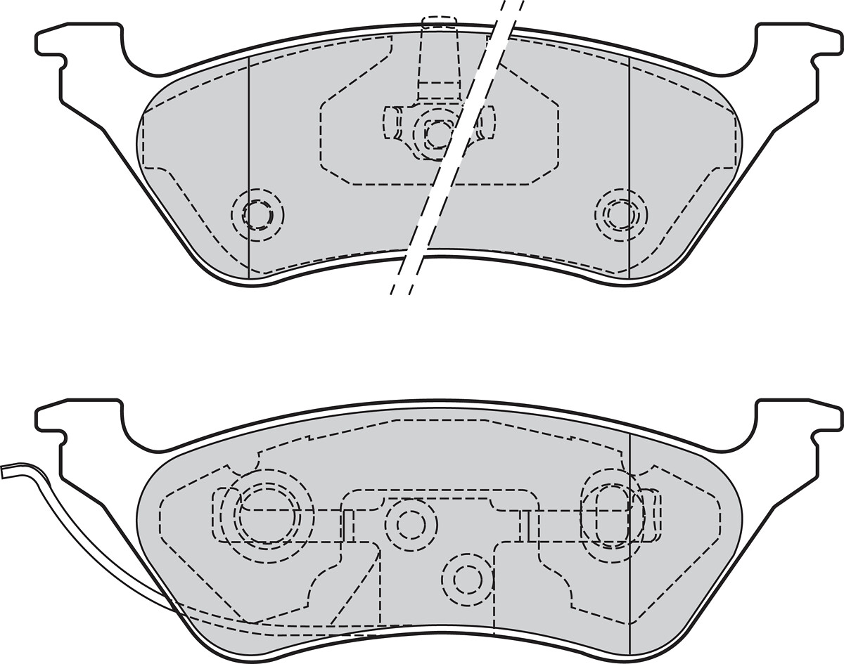 Jeu de 4 plaquettes de frein VALEO ref. 302057